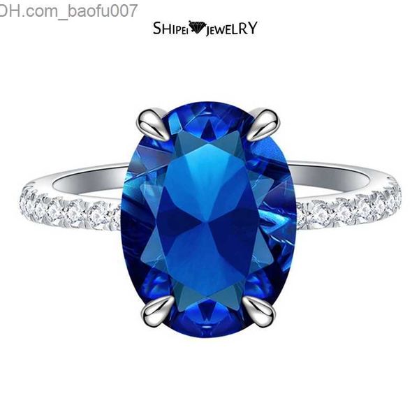 wedding rings shipei classic 925 sterling silver oval 9 12 mm emerald sapphire ruby created gemstone engagement ring fine jewelry z230710, Slivery;golden
wedding rings shipei classic 925 sterling silver oval 9 12 mm emerald sapphire ruby created gemstone engagement ring fine jewelry z230710, Slivery;golden