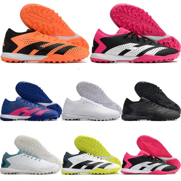 send with bag quality soccer boots predator accuracy.3 ic tf low version knit football cleats for mens soft leather comfortable lithe indoor, Black
send with bag quality soccer boots predator accuracy.3 ic tf low version knit football cleats for mens soft leather comfortable lithe indoor, Black