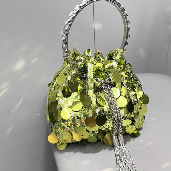 women's handbag, metal portable bucket bag, one shoulder shiny sequin bag, dinner bag, women's bag 230707
women's handbag, metal portable bucket bag, one shoulder shiny sequin bag, dinner bag, women's bag 230707