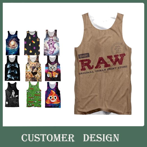 customer design 3d print summer vest sleeveless t-shirt new fashion couples men women loose shirt casual harajuku tank, White;black
customer design 3d print summer vest sleeveless t-shirt new fashion couples men women loose shirt casual harajuku tank, White;black