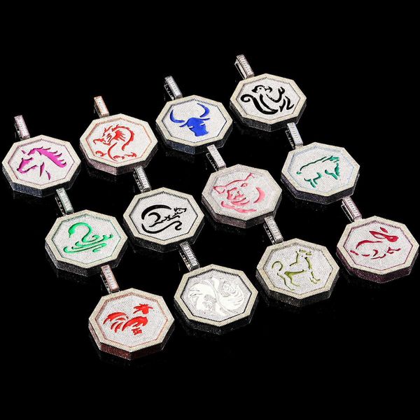 gzw jewelry hip hop necklace male jackie chan adventures twelve zodiac pendant super large tiger tag dragon charm and female couple crystal, Silver
gzw jewelry hip hop necklace male jackie chan adventures twelve zodiac pendant super large tiger tag dragon charm and female couple crystal, Silver