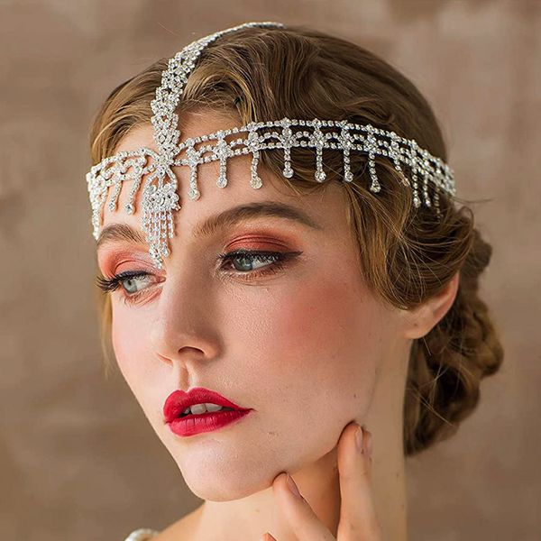 hair chain selling full diamond water drop tassel hair chain european and american gothic rhinestone forehead chain designer jewelry, Silver
hair chain selling full diamond water drop tassel hair chain european and american gothic rhinestone forehead chain designer jewelry, Silver