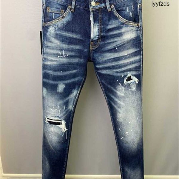2022 new men jeans hole light blue dark gray italy brand man long pants trousers streetwear denim skinny slim straight biker jean for d2 283, Black
2022 new men jeans hole light blue dark gray italy brand man long pants trousers streetwear denim skinny slim straight biker jean for d2 283, Black