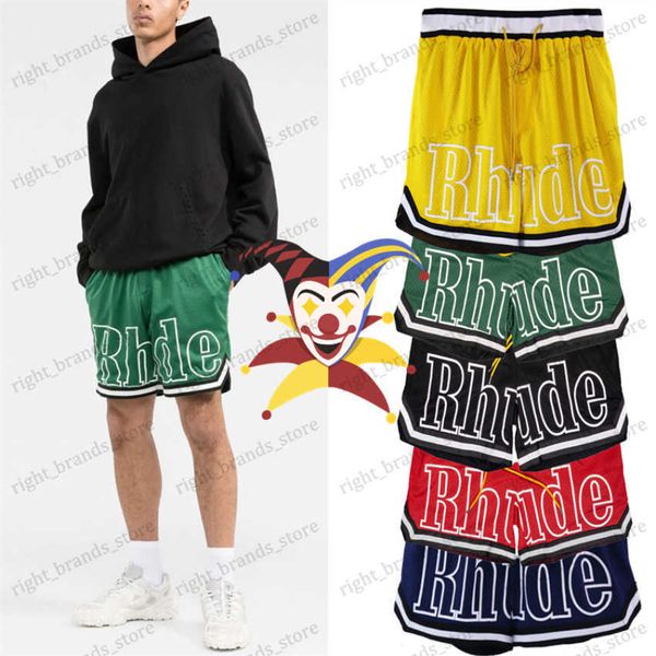 men's shorts mesh rhude vintage shorts men women long drawstring breeches t230707, White;black
men's shorts mesh rhude vintage shorts men women long drawstring breeches t230707, White;black