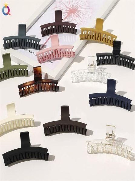 updo solid color hair clamps frosting jaw clips girls simplicity versatile arc hairs claw clip fashion accessories5152966, Slivery;golden
updo solid color hair clamps frosting jaw clips girls simplicity versatile arc hairs claw clip fashion accessories5152966, Slivery;golden