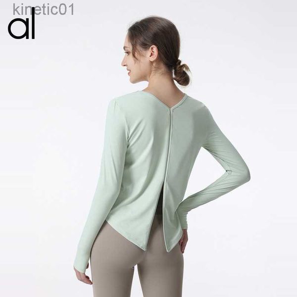 desginer alo yoga t shirt spring and summer new split loose long-sleeved women's solid cloud quick dry running fitness exercise, White
desginer alo yoga t shirt spring and summer new split loose long-sleeved women's solid cloud quick dry running fitness exercise, White