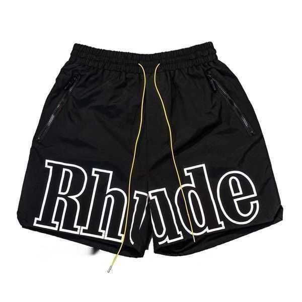 men's designer rhude summer fashion beach pants men street wear red blue black purple mens short chly, White;black
men's designer rhude summer fashion beach pants men street wear red blue black purple mens short chly, White;black