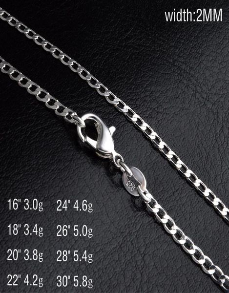 whole 2mm 925 sterling silver side chains necklace 16 18 20 22 24 26 28 30 inches fashion jewelry in bulk3840384
whole 2mm 925 sterling silver side chains necklace 16 18 20 22 24 26 28 30 inches fashion jewelry in bulk3840384