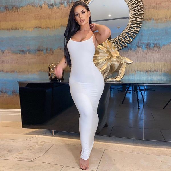 urban dresses women sleeveless dress with solid color long type leisure simple style skinny summer clothing 230706, White;black
urban dresses women sleeveless dress with solid color long type leisure simple style skinny summer clothing 230706, White;black