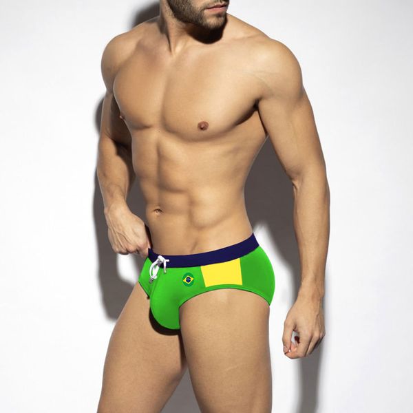 men's swimwear national flag swimwear summer men's briefs contrast color swimming triangle trunks close-fitting fashionable beachw
men's swimwear national flag swimwear summer men's briefs contrast color swimming triangle trunks close-fitting fashionable beachw