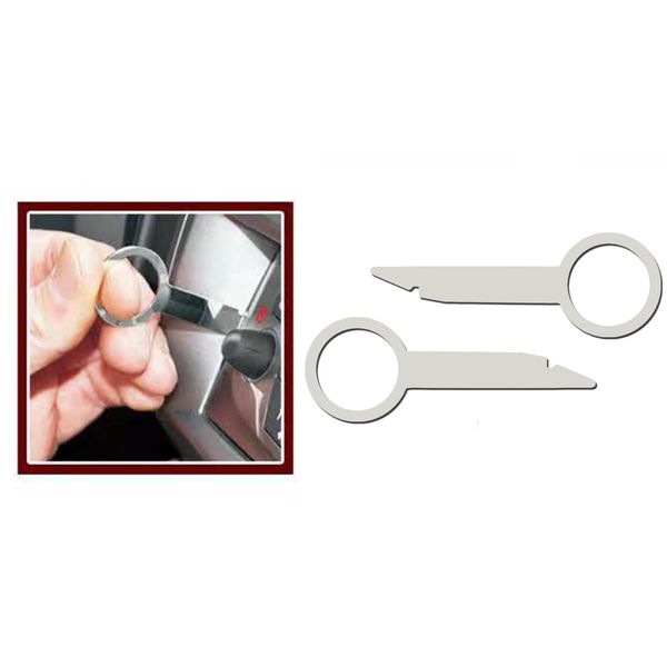 car radio unlocking bracket removal key unlocking tool 2pcs set car radio removal cd pin stereo tool d5
car radio unlocking bracket removal key unlocking tool 2pcs set car radio removal cd pin stereo tool d5