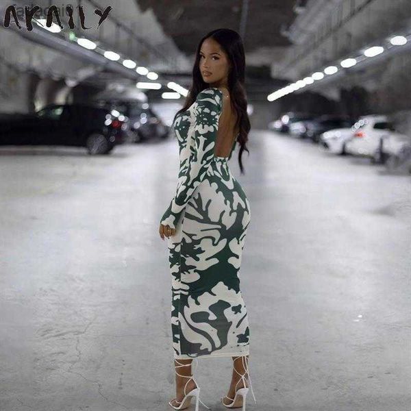 akaily summer streetwear print dresses for women 2023 o neck long sleeve bodycon long dress female backless elegant maxi dresses l230621, Black;gray
akaily summer streetwear print dresses for women 2023 o neck long sleeve bodycon long dress female backless elegant maxi dresses l230621, Black;gray