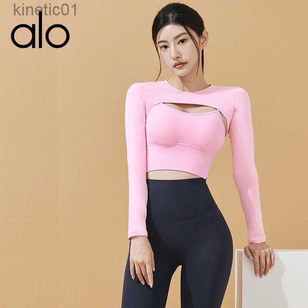 desginer alo yoga t shirt yoga's new suit long-sleeved cut-out sports women's tight-fitting bra vest set, White
desginer alo yoga t shirt yoga's new suit long-sleeved cut-out sports women's tight-fitting bra vest set, White