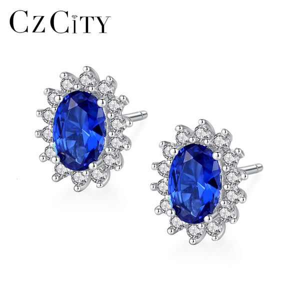 czcity oval shape blue sapphire earrings sier diana princess synthetic gemstone earrings wedding bridal elegant jewelry, Golden;silver
czcity oval shape blue sapphire earrings sier diana princess synthetic gemstone earrings wedding bridal elegant jewelry, Golden;silver