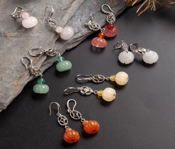 natural stone dangle earrings carving mini small pumpkin crystal agate gemstone drop earrings with black gems for women party gift6939014, Silver
natural stone dangle earrings carving mini small pumpkin crystal agate gemstone drop earrings with black gems for women party gift6939014, Silver