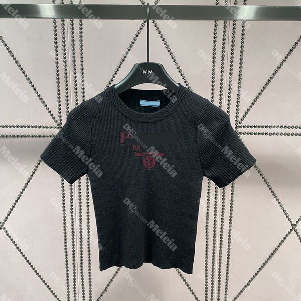silm short sleeve knits women knitted tees white casual designer letter jacquard knits for lady
silm short sleeve knits women knitted tees white casual designer letter jacquard knits for lady