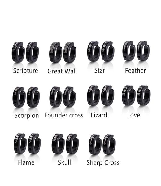 whole titanium steel women men039s hoop earrings piercing jewelry simple multiple patterns black color earrings3660408, Golden;silver
whole titanium steel women men039s hoop earrings piercing jewelry simple multiple patterns black color earrings3660408, Golden;silver