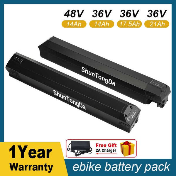 Image of Original Sunlight Ebike Li-ion Battery 36V 14Ah 17.5Ah 21Ah SSE-059 48V YADEA E-bike Batteries 250w 350w 500w 700W motor