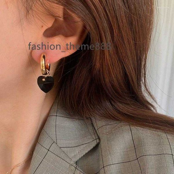 dangle earrings trendy vintage heart stud for women classic rhinestone black white fashion female jewelry 2023 gift, Silver
dangle earrings trendy vintage heart stud for women classic rhinestone black white fashion female jewelry 2023 gift, Silver