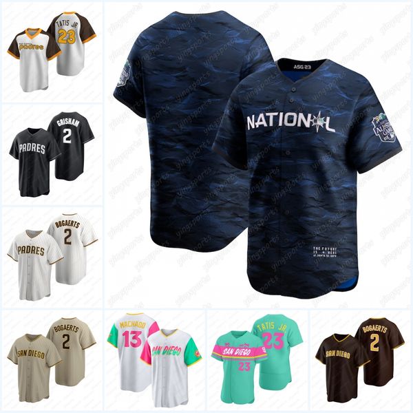 all-star jerseys #13 manny machado san diego 23 fernando tatis jr. 2 xander bogaerts 11 yu darvish 22 juan soto 71 josh hader 74 nabil crism, Blue;black
all-star jerseys #13 manny machado san diego 23 fernando tatis jr. 2 xander bogaerts 11 yu darvish 22 juan soto 71 josh hader 74 nabil crism, Blue;black