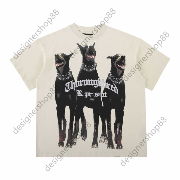 men's and wowen t-shirts raprasant 1:1 doberman print washed distressed short sleeve men's summer fashion t-shirt, White;black
men's and wowen t-shirts raprasant 1:1 doberman print washed distressed short sleeve men's summer fashion t-shirt, White;black