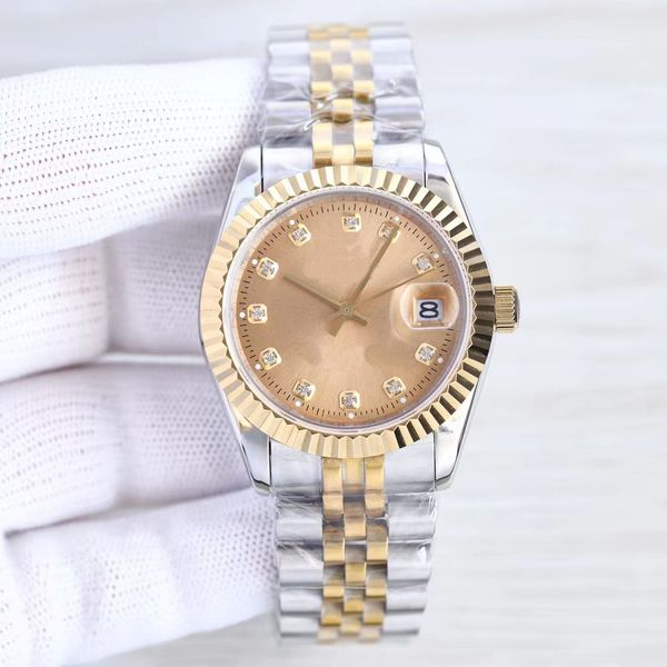 men/women fashion log type watch 41mm watches automatic mechanical 36mm designer women log watch 904l stainless steel waterproof wristwatche, Slivery;brown
men/women fashion log type watch 41mm watches automatic mechanical 36mm designer women log watch 904l stainless steel waterproof wristwatche, Slivery;brown