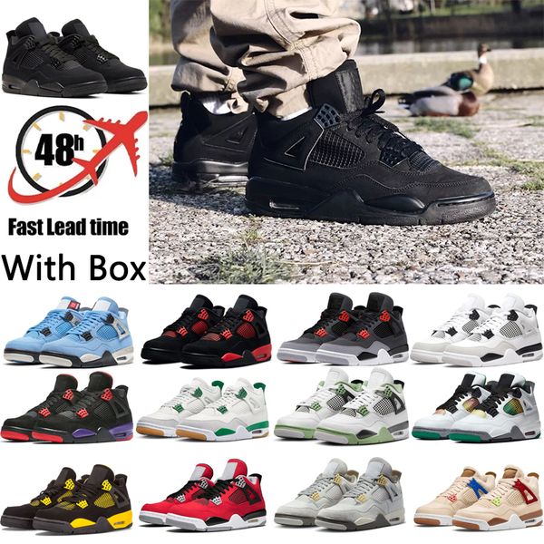 with box men women basketball shoes 4 4s sneaker military black cat fire red red thunder sail white oreo pure money dark mocha university br
with box men women basketball shoes 4 4s sneaker military black cat fire red red thunder sail white oreo pure money dark mocha university br