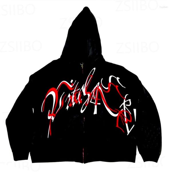 men's hoodies zip up letter embroidery graphic pattern 2000s retro grunge mall goth jacket coat y2k aesthetic vintage slim sweatshirts, Black
men's hoodies zip up letter embroidery graphic pattern 2000s retro grunge mall goth jacket coat y2k aesthetic vintage slim sweatshirts, Black