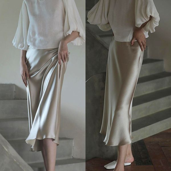 skirts summer skirts for women solid silk satin skirts high waisted skirt elegant black champagne ladies office a-line long skirts 230707
skirts summer skirts for women solid silk satin skirts high waisted skirt elegant black champagne ladies office a-line long skirts 230707