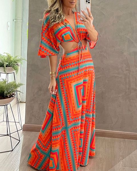 basic casual dresses geometric print plunge batwing sleeve maxi dress women long loose hollow out floral v neck high waist summer 230706, Black;gray
basic casual dresses geometric print plunge batwing sleeve maxi dress women long loose hollow out floral v neck high waist summer 230706, Black;gray