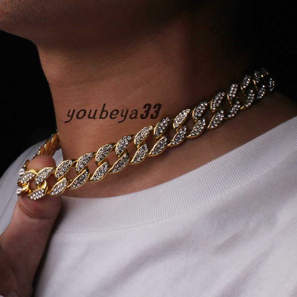 iced out chains bling rhinestone golden finish miami cuban link chain necklace men's hip hop necklaces jewelry gift, Silver
iced out chains bling rhinestone golden finish miami cuban link chain necklace men's hip hop necklaces jewelry gift, Silver