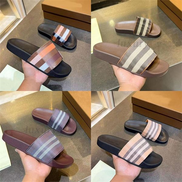designer striped slippers rubber slides summer check sandals outdoor sandal flat stripe slides beach wide waterproof shoes, Black
designer striped slippers rubber slides summer check sandals outdoor sandal flat stripe slides beach wide waterproof shoes, Black