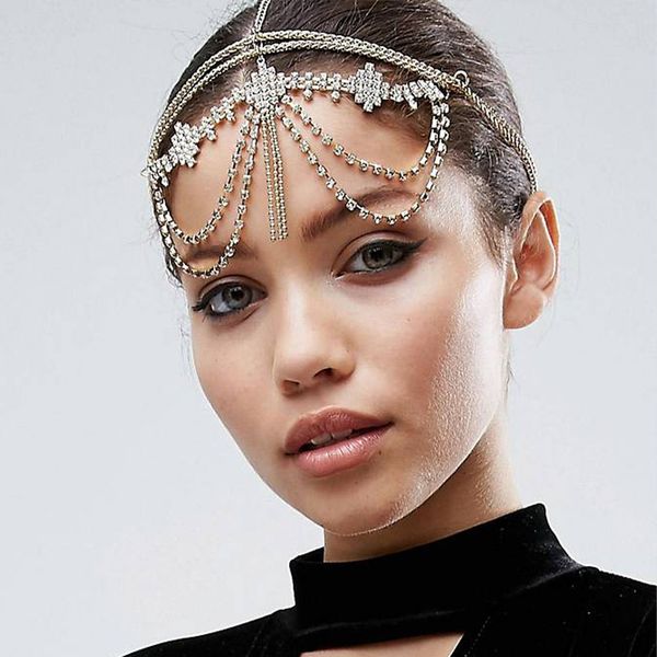 hair chain selling rhinestone accessories bohemian multi-layer hair chain fashion personality headdress hair chain designer jewelry, Silver
hair chain selling rhinestone accessories bohemian multi-layer hair chain fashion personality headdress hair chain designer jewelry, Silver
