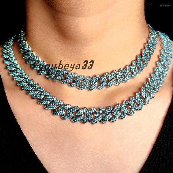chains 14mm bling iced out blue crystal prong cuban chain necklace for women men hip hop rhinestone link choker jewelry, Silver
chains 14mm bling iced out blue crystal prong cuban chain necklace for women men hip hop rhinestone link choker jewelry, Silver