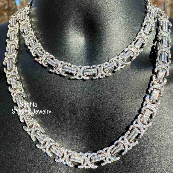 flooded out moissanite diamond solid 925 sterling silver mens byzantine link chain iced thick
flooded out moissanite diamond solid 925 sterling silver mens byzantine link chain iced thick