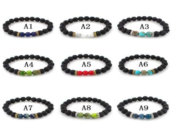 new lava rock stone bracelets men039s essential oil diffuser beads bangle chakra charm for women fashion handmade aromatherapy 5636711, Black 
new lava rock stone bracelets men039s essential oil diffuser beads bangle chakra charm for women fashion handmade aromatherapy 5636711, Black