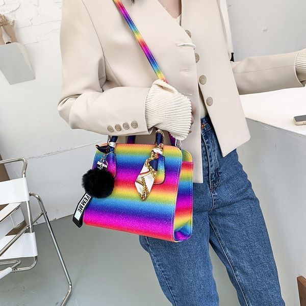 evening bags okolive sb0021 fashion women s bag rainbow colorful creative handbag pu shoulder style gift for girl 230707
evening bags okolive sb0021 fashion women s bag rainbow colorful creative handbag pu shoulder style gift for girl 230707