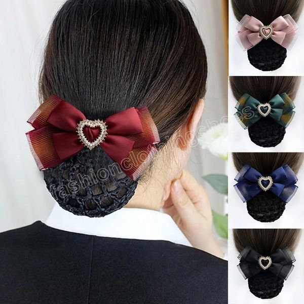 double tulle bowknot hair clips for women headwear lace satin bow bun snood barrettes rhinestone heart hair net hairpins, Slivery;white
double tulle bowknot hair clips for women headwear lace satin bow bun snood barrettes rhinestone heart hair net hairpins, Slivery;white
