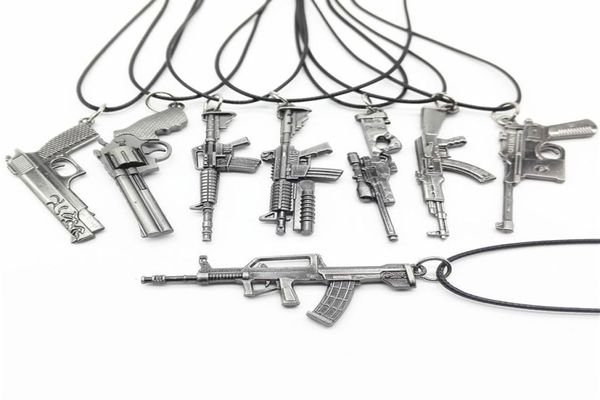 6cm shooting game gun pendant necklace punk simulation submachine sniper rifle revolver guns necklace men gift7232617, Silver
6cm shooting game gun pendant necklace punk simulation submachine sniper rifle revolver guns necklace men gift7232617, Silver
