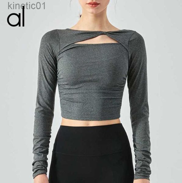 desginer alo yoga t shirt autumn new suit long-sleeved slim elastic navel-exposed fitness tights for women, White
desginer alo yoga t shirt autumn new suit long-sleeved slim elastic navel-exposed fitness tights for women, White