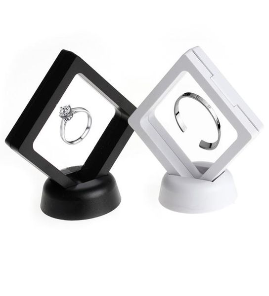 black white plastic suspended floating display case earring coin gems ring jewelry storage stand holder box7724598
black white plastic suspended floating display case earring coin gems ring jewelry storage stand holder box7724598