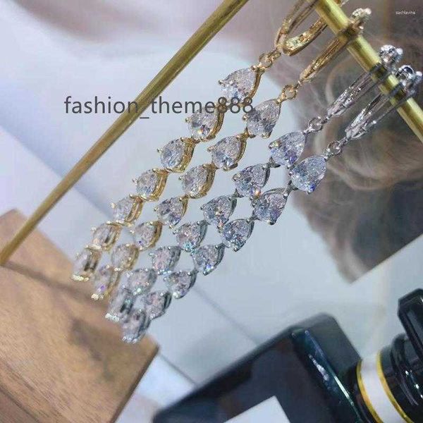 dangle earrings 2023 luxury fashion cubic zirconia waterdrop long drop for women wedding party banquet jewelry gift, Silver
dangle earrings 2023 luxury fashion cubic zirconia waterdrop long drop for women wedding party banquet jewelry gift, Silver
