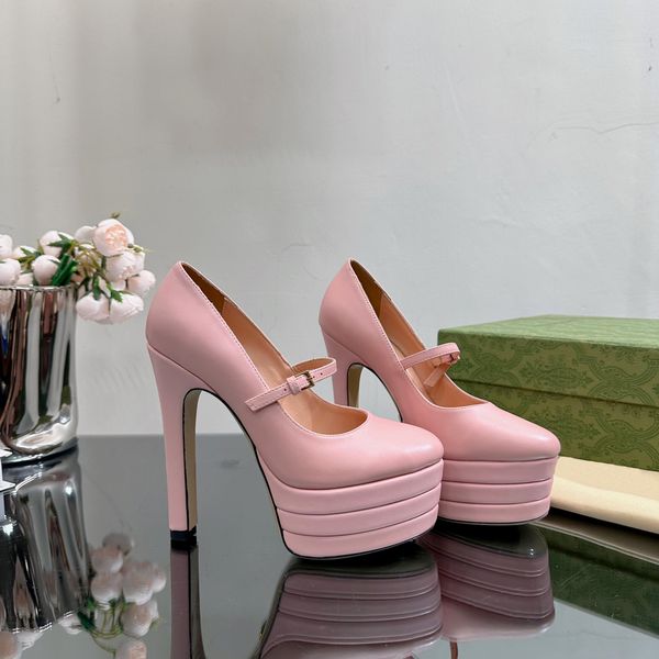 cowhide dress shoes luxury designer classics buckle genuine leather waterproof platform heel latest style pumps 14cm high heeled party weddi, Black
cowhide dress shoes luxury designer classics buckle genuine leather waterproof platform heel latest style pumps 14cm high heeled party weddi, Black