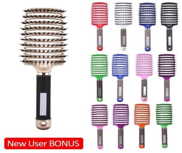 hair scalp massage comb hairbrush bristle nylon women wet curly de hair brush for salon hairdressing styling tools282c2911337, Silver
hair scalp massage comb hairbrush bristle nylon women wet curly de hair brush for salon hairdressing styling tools282c2911337, Silver