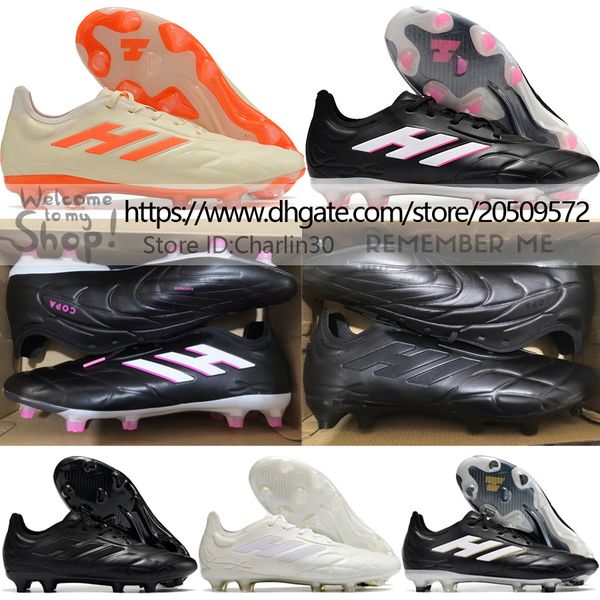 send with bag quality football boots copa pure.1 fg knit soccer cleats for mens firm ground training comfortable soft leather low version li, Black
send with bag quality football boots copa pure.1 fg knit soccer cleats for mens firm ground training comfortable soft leather low version li, Black