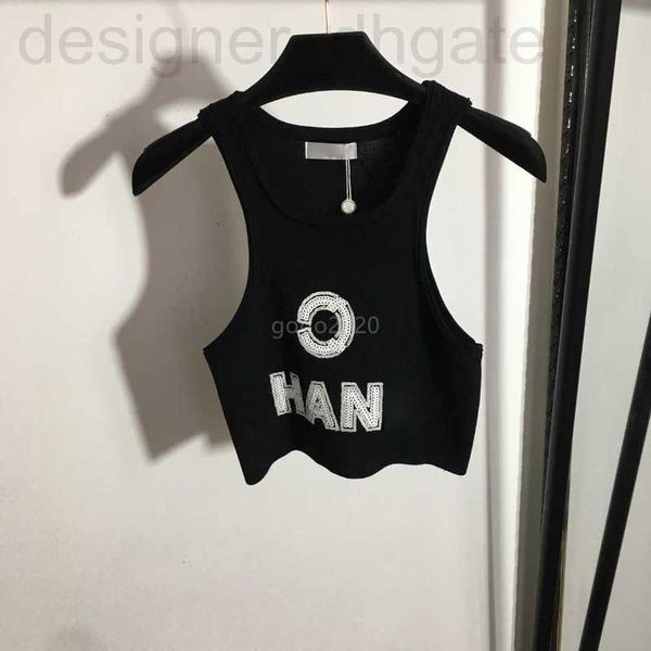 women's t-shirt designer 23ss women designer tee vest knits jogging t shirts with sequins letters pattern crop runway high end brand st, White
women's t-shirt designer 23ss women designer tee vest knits jogging t shirts with sequins letters pattern crop runway high end brand st, White