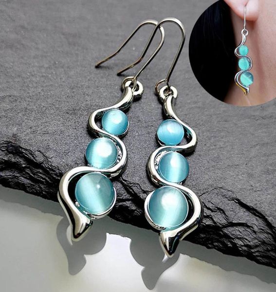 new sweet stone dangle drop earrings for women wave cat eye gemstones earrings pretty small ear jewelry5463597, Silver
new sweet stone dangle drop earrings for women wave cat eye gemstones earrings pretty small ear jewelry5463597, Silver