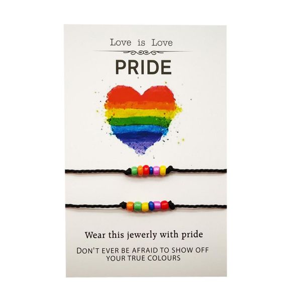 2pcsset new rainbow lgbt bead bracelet set men women handmade braided black rope bracelet jewelry5975493, Golden;silver
2pcsset new rainbow lgbt bead bracelet set men women handmade braided black rope bracelet jewelry5975493, Golden;silver