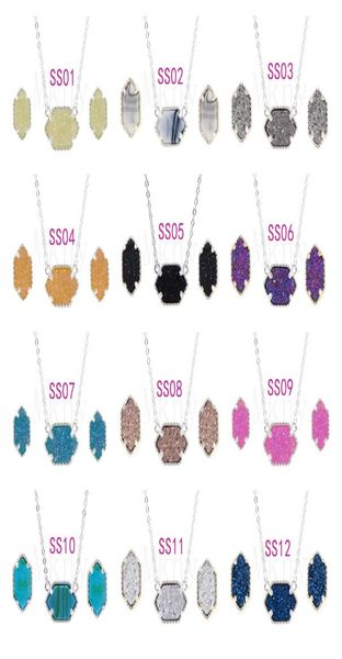 oval style resin drusy druzy necklace earings luxury designer jewelry set for women wedding party gift christmas silver metal stud6033942
oval style resin drusy druzy necklace earings luxury designer jewelry set for women wedding party gift christmas silver metal stud6033942