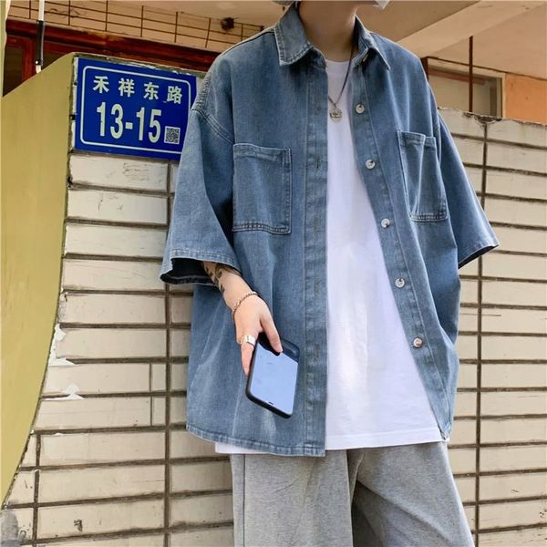 men s dress shirts shirt preppy cool short sleeved blouse 2023ss vintage contrast stitching japan urban versatile 230707, White;black
men s dress shirts shirt preppy cool short sleeved blouse 2023ss vintage contrast stitching japan urban versatile 230707, White;black
